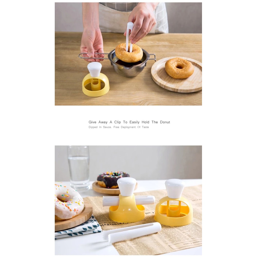 Creative Donut Mold Cutter DIY Dessert Baking Tool 8