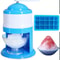 Portable Manual Snow Cone Maker Hand Crank Shaved Ice Machine 0