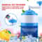 Portable Manual Snow Cone Maker Hand Crank Shaved Ice Machine 6