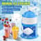 Portable Manual Snow Cone Maker Hand Crank Shaved Ice Machine 7