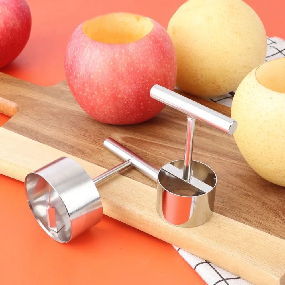 Stainless Steel Apple Pear Corer Fruit Core Remover Tool 0