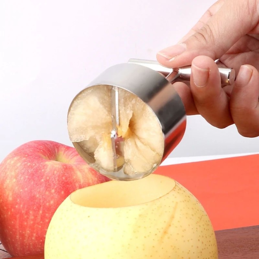 Stainless Steel Apple Pear Corer Fruit Core Remover Tool 2