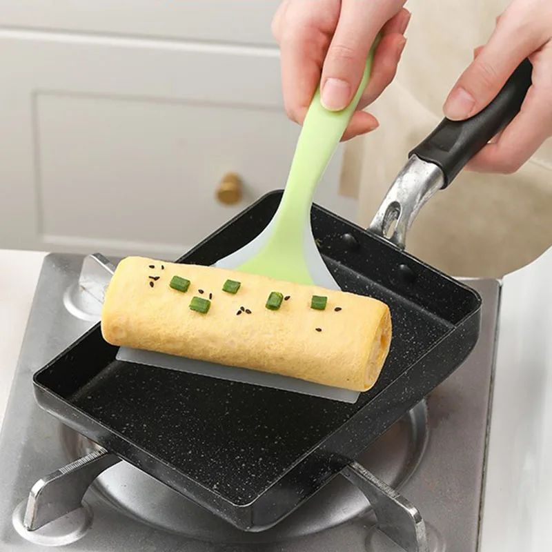 Silicone Wide Egg Spatula Non Stick Pancake Turner 1