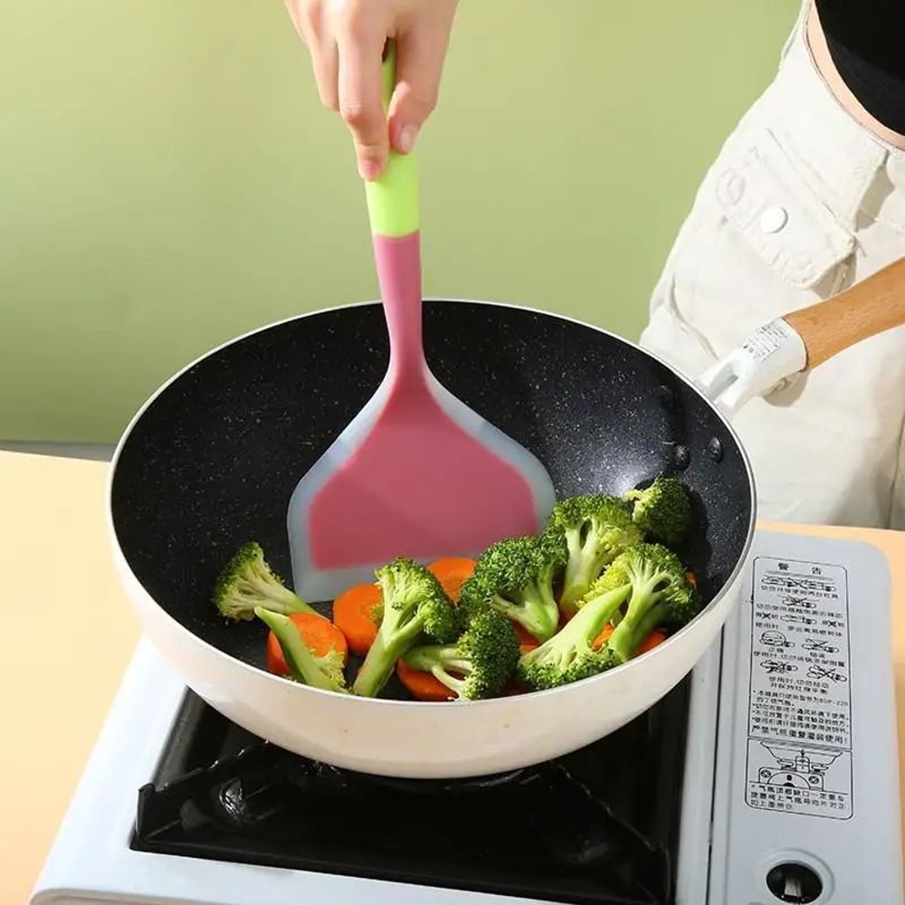 Silicone Wide Egg Spatula Non Stick Pancake Turner 8