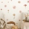Boho Watercolor Flower Wall Stickers Removable PVC Decals 0