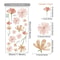 Boho Watercolor Flower Wall Stickers Removable PVC Decals 6
