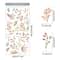 Boho Watercolor Flower Wall Stickers Removable PVC Decals 7