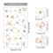 Boho Watercolor Flower Wall Stickers Removable PVC Decals 10