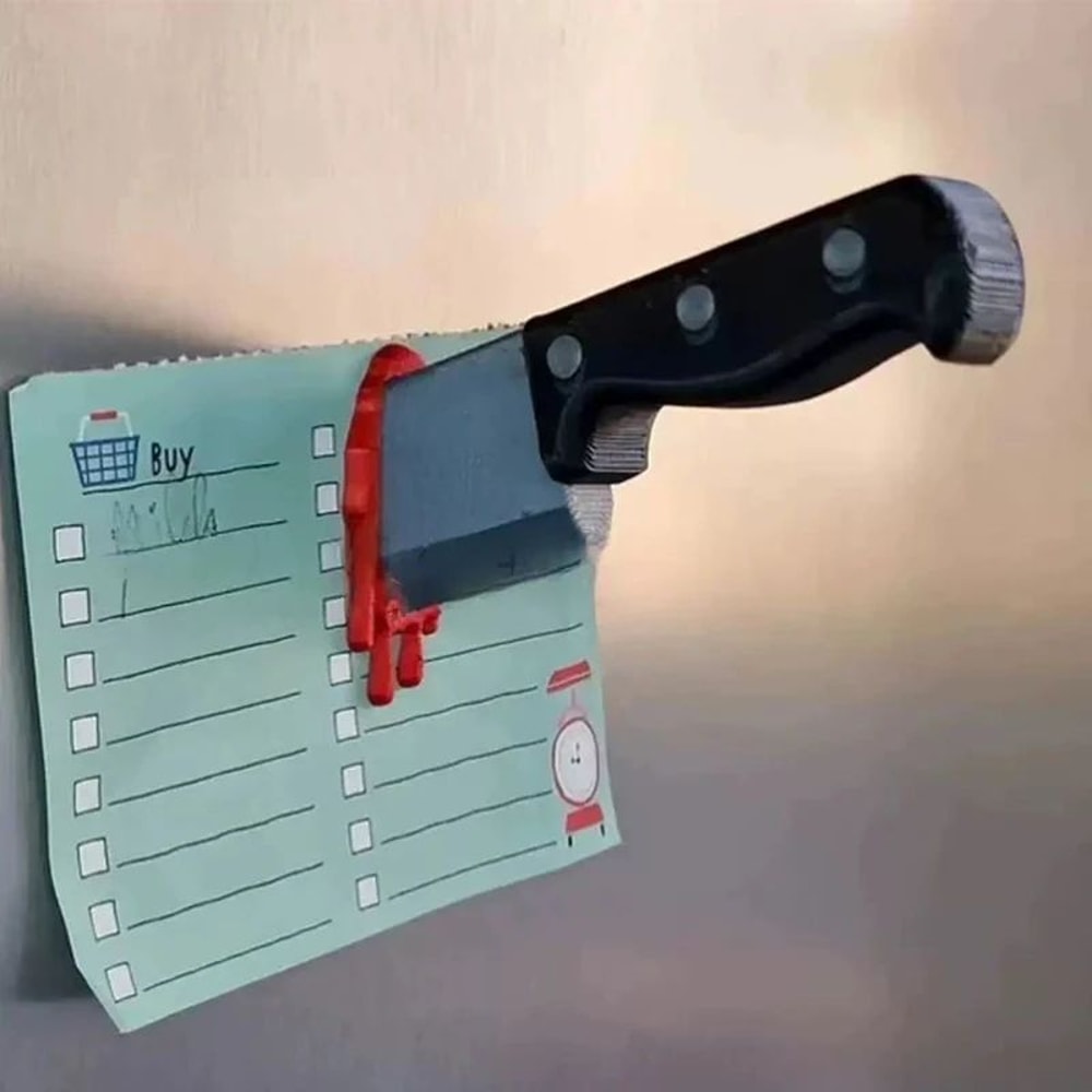 3D Mini Knife Fridge Magnet Funny Axe Refrigerator Decoration 1