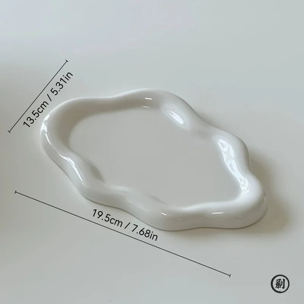 Light Luxury Plastic Jewelry Display Tray Decorative Plate 4