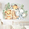 Cute Cartoon Animal Wall Stickers Rainbow Kids Room Decals 4