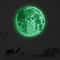 3D Glow In The Dark Moon Wall Sticker Luminous PVC Decal 2