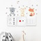 Cute Cartoon Animal Light Switch Wall Stickers Kids Room 5