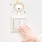 Cute Cartoon Animal Light Switch Wall Stickers Kids Room 6