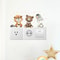 Cute Cartoon Animal Light Switch Wall Stickers Kids Room 8