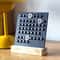 DIY Perpetual Desk Calendar Acrylic Blocks Wooden Base 2