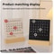 DIY Perpetual Desk Calendar Acrylic Blocks Wooden Base 6