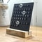 DIY Perpetual Desk Calendar Acrylic Blocks Wooden Base 9