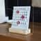 DIY Perpetual Desk Calendar Acrylic Blocks Wooden Base 10