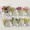 Cute Mini Vase Fridge Magnets 3D Refrigerator Decoration Set 6