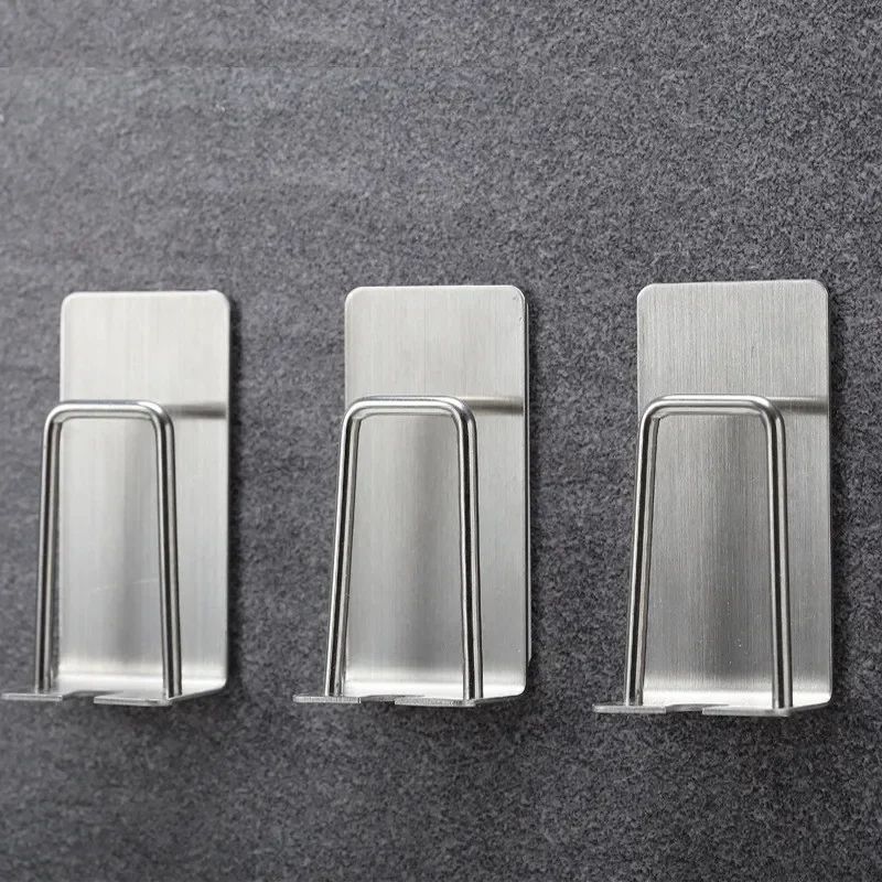 Stainless Steel Wall Mount Toothbrush Holder Bathroom Rack 7