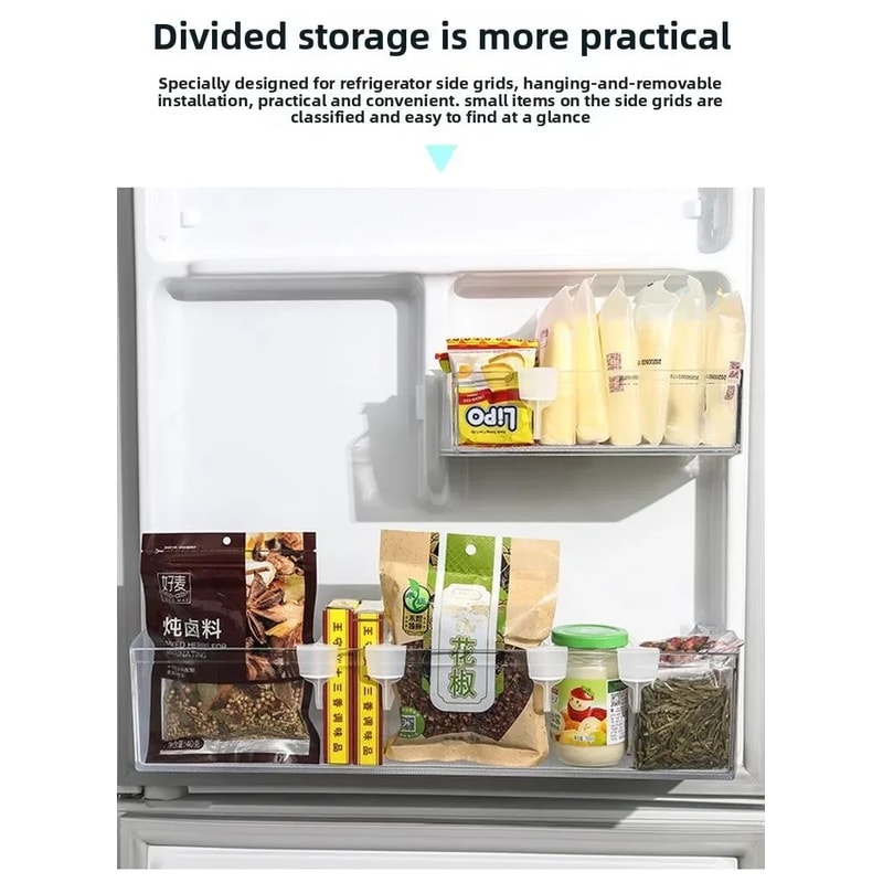 Adjustable Refrigerator Organizer Shelf Fridge Storage Divider 9