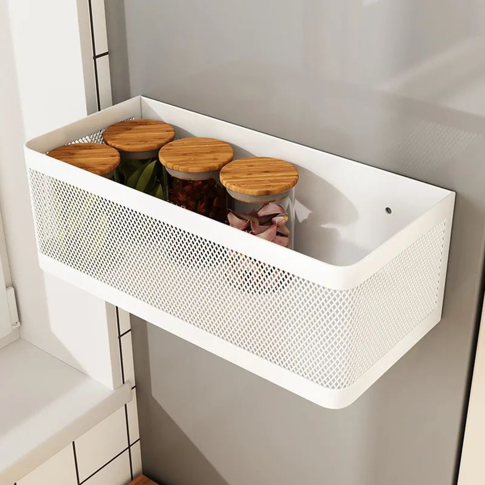 Magnetic Refrigerator Side Storage Rack Kitchen Organizer 1