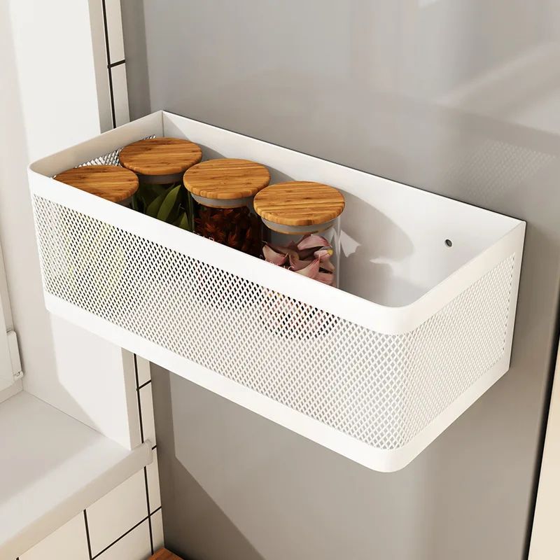 Magnetic Refrigerator Side Storage Rack Kitchen Organizer 1