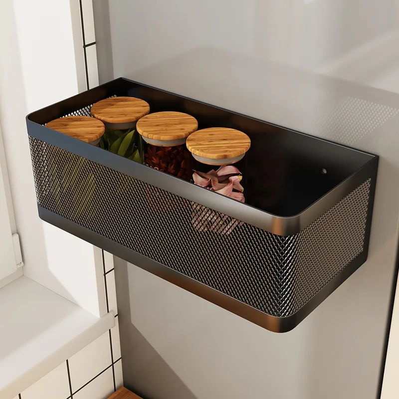 Magnetic Refrigerator Side Storage Rack Kitchen Organizer 4