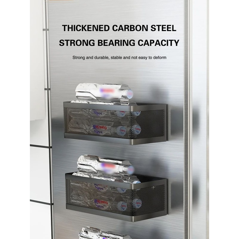 Magnetic Refrigerator Side Storage Rack Kitchen Organizer 9