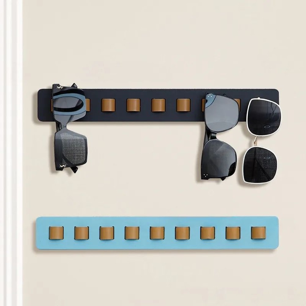 Wooden Wall Mounted Eyeglass Storage Rack Sunglasses Holder 4