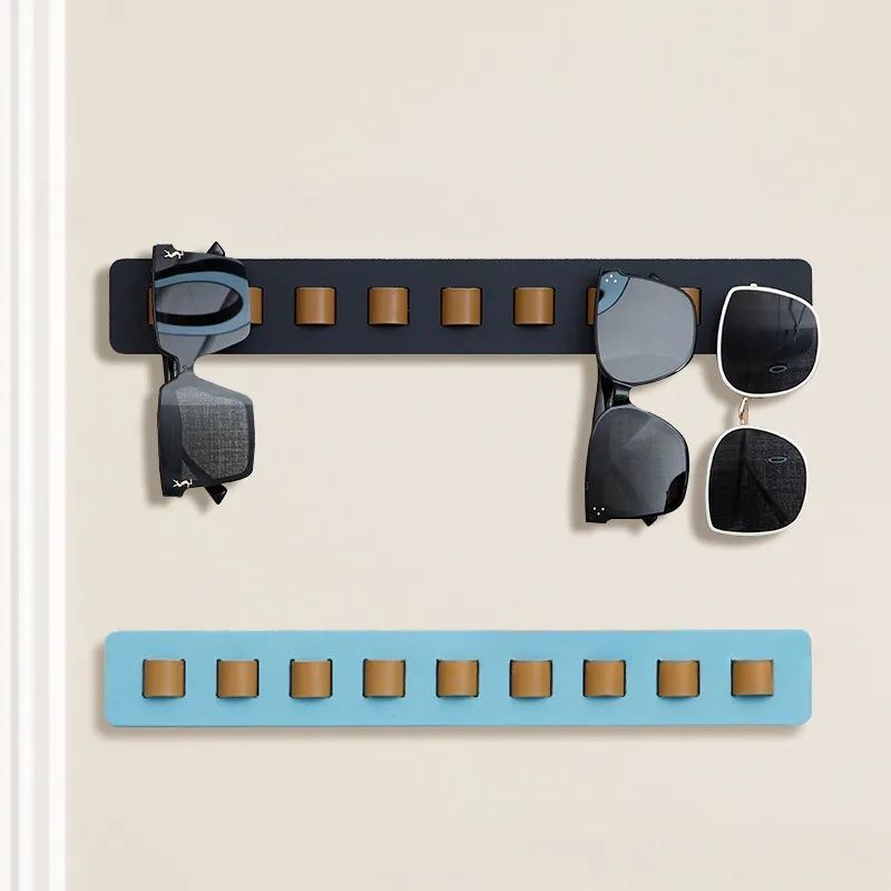 Wooden Wall Mounted Eyeglass Storage Rack Sunglasses Holder 4