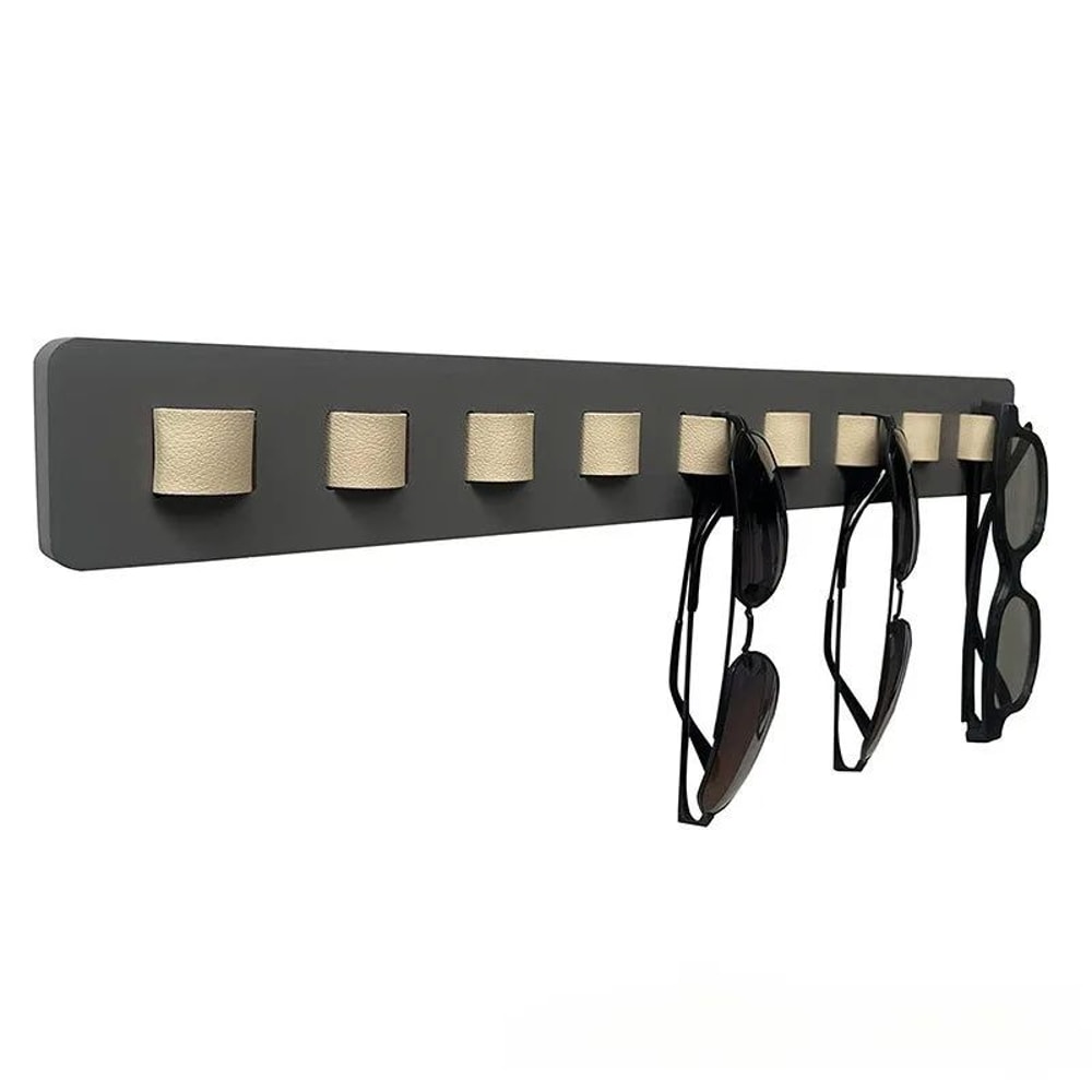 Wooden Wall Mounted Eyeglass Storage Rack Sunglasses Holder 5