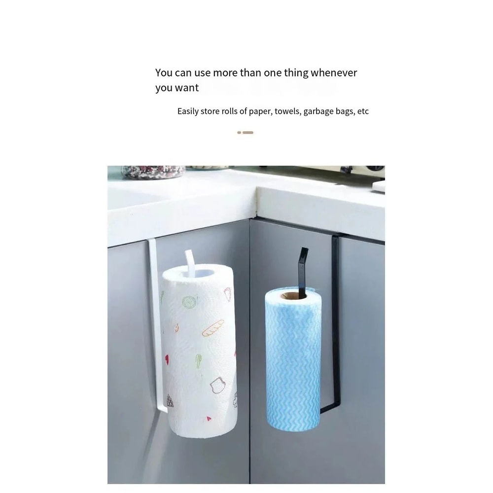 Kitchen Tissue Holder Organizer Rack Paper Towel Storage Shelf 7