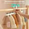 6 Clip Hat Socks Organizer Rack Multifunction Closet Hanger 0