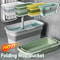 Foldable Rectangular Mop Bucket Large Laundry Washing Basin 1