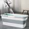 Foldable Rectangular Mop Bucket Large Laundry Washing Basin 3