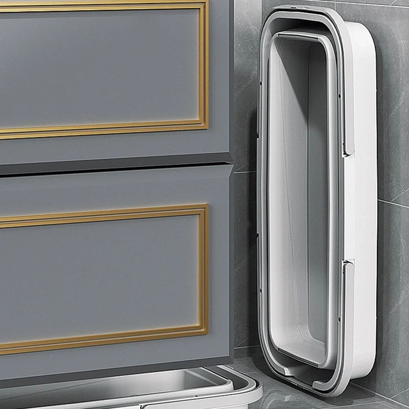 Foldable Rectangular Mop Bucket Large Laundry Washing Basin 4