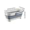 Foldable Rectangular Mop Bucket Large Laundry Washing Basin 8