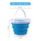 Foldable Rectangular Mop Bucket Large Laundry Washing Basin 14