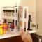 2 Tier Swivel Spice Rack Countertop Kitchen Organizer Shelf 2