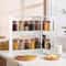 2 Tier Swivel Spice Rack Countertop Kitchen Organizer Shelf 4