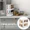2 Tier Swivel Spice Rack Countertop Kitchen Organizer Shelf 10