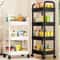 35 Layer Rolling Storage Trolley Cart With Wheels Organizer 1