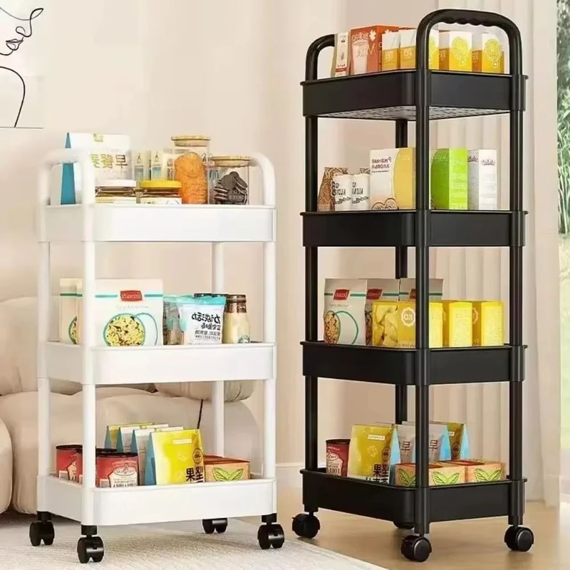 35 Layer Rolling Storage Trolley Cart With Wheels Organizer 1