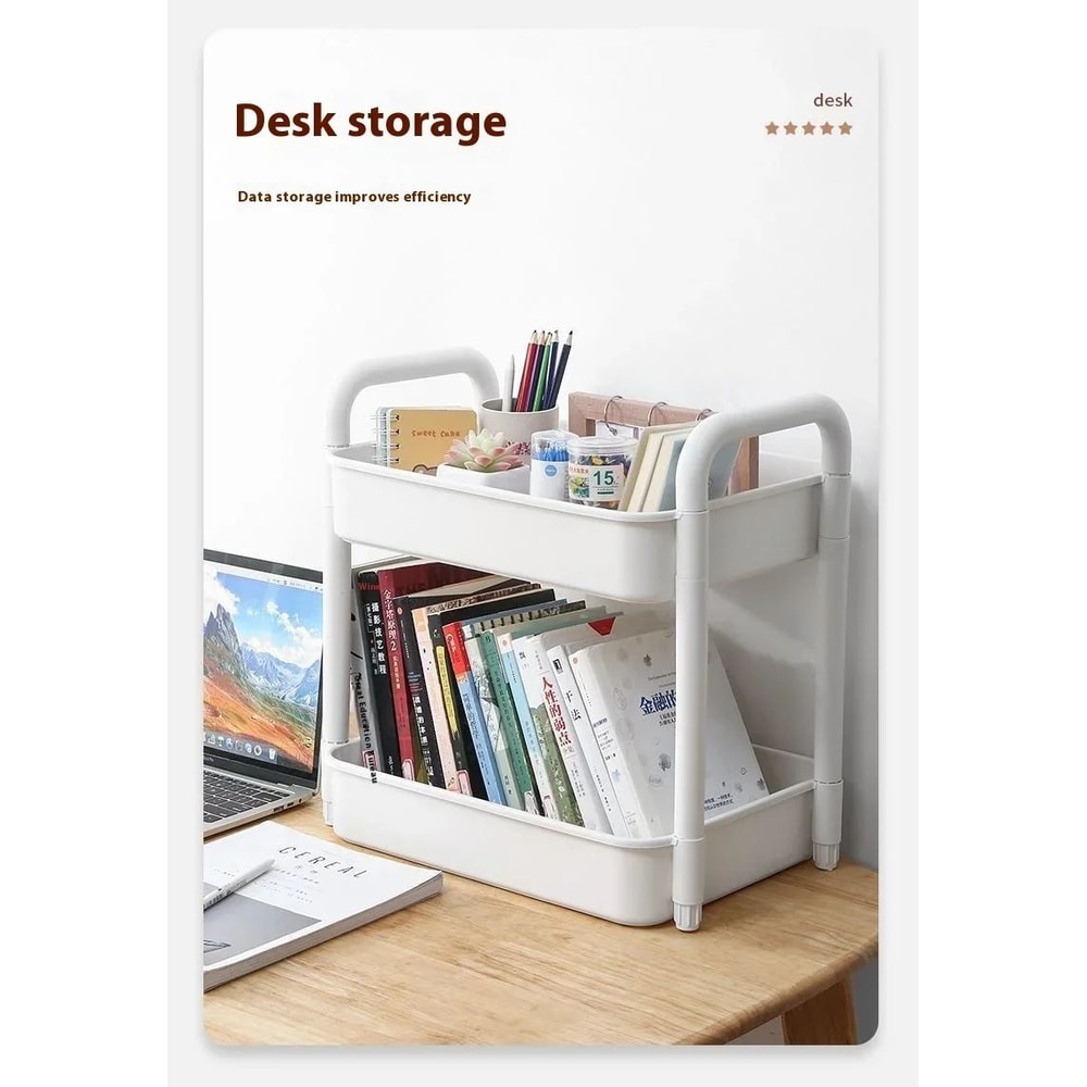 35 Layer Rolling Storage Trolley Cart With Wheels Organizer 7