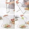 Foldable Kitchen Garbage Bag Holder Countertop Trash Rack 0