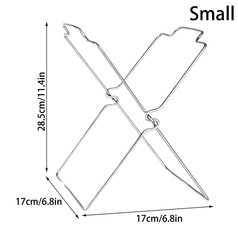 Foldable Kitchen Garbage Bag Holder Countertop Trash Rack 6