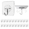 Waterproof Self Adhesive Wall Hooks Heavy Duty Sticky Hooks 0