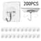Waterproof Self Adhesive Wall Hooks Heavy Duty Sticky Hooks 19